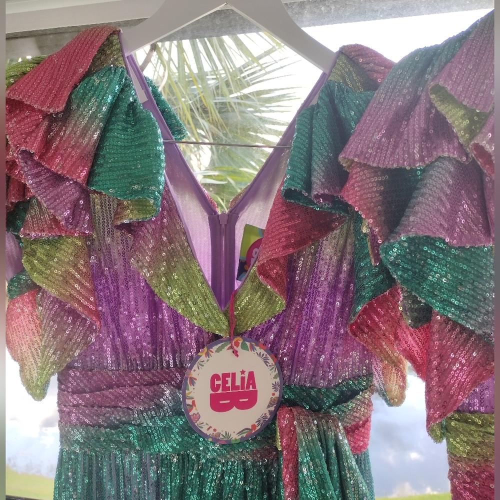 CeliaB Multicolor Ruffled Dress - Picture 5 of 10
